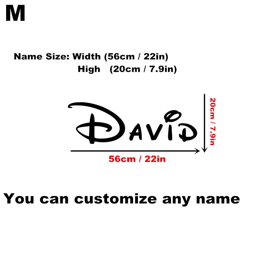 Customized Personalized Name Children Home Decor Nursery Kids Room Vinyl Sticker Decal Removable Wall Art | Дом и сад