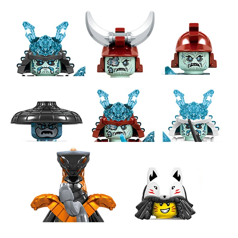 24Pcs Ninjas Minifigures Building Blocks Character Wu Zane Jay Cole Doll Action Mini Figures Children Educational Toys Kids Gift | Игрушки и