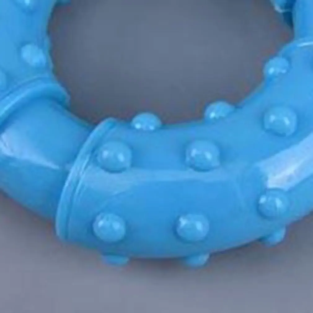 

Medium And Large Dog Golden Molars Pet Toy Doughnut Brush Point Design Round Shape Safe And Soft Pet Toy