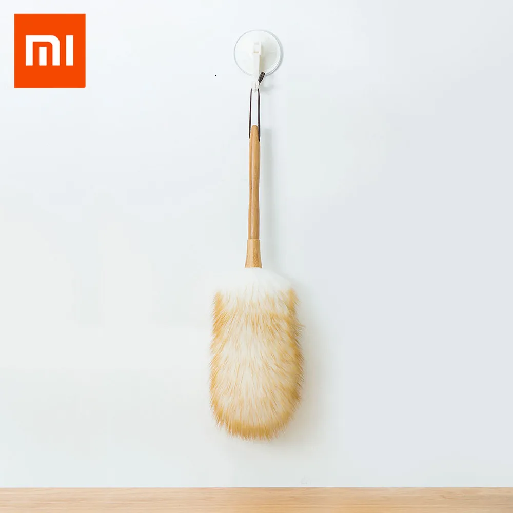 XIAOMI Чистящая тряпка с бамбуковой ручкой Антистатическая мягкая микрофибра