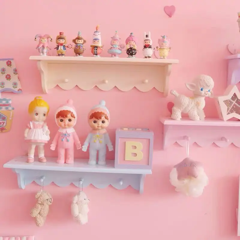 1 шт. украшения полки деревянный настенный стеллаж для хранения детские малышей