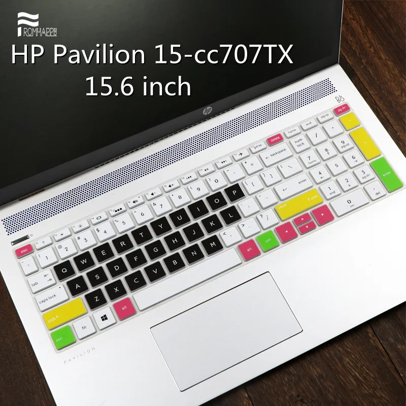 Защитный чехол для клавиатуры ноутбука HP Traveler Pavilion 15 cc707tx BR080wm 6 Защитная пленка