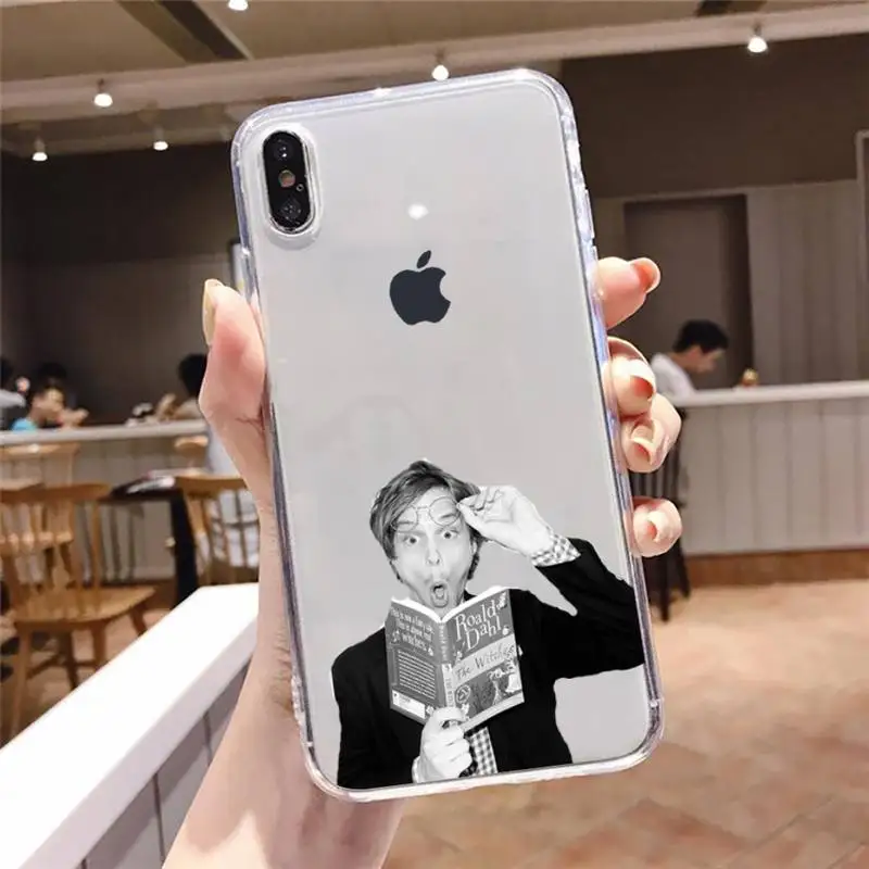 

Matthew Gray Gubler Anti-fall luxury Phone Case cover Transparent for iPhone 6 7 8 11 12 s mini pro X XS XR MAX Plus