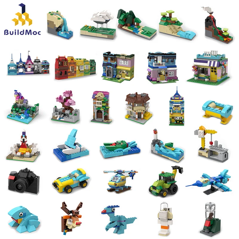 

794PCS Compatible with Duploed Building Blocks Animals Figurine Classic City Bricks Consturction Educational Toys For Children
