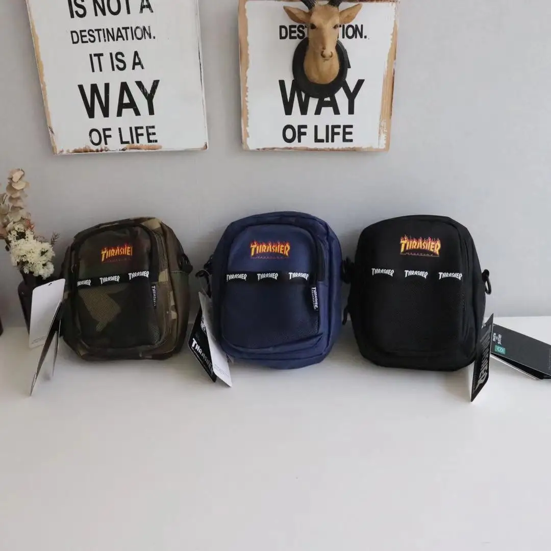 

Flamed Bags Men Women Summer Thrasher Flamed Printed Bags For Women Men