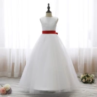 hot sale baby tulle flower girl dresses girls dresses lace party princess dress
