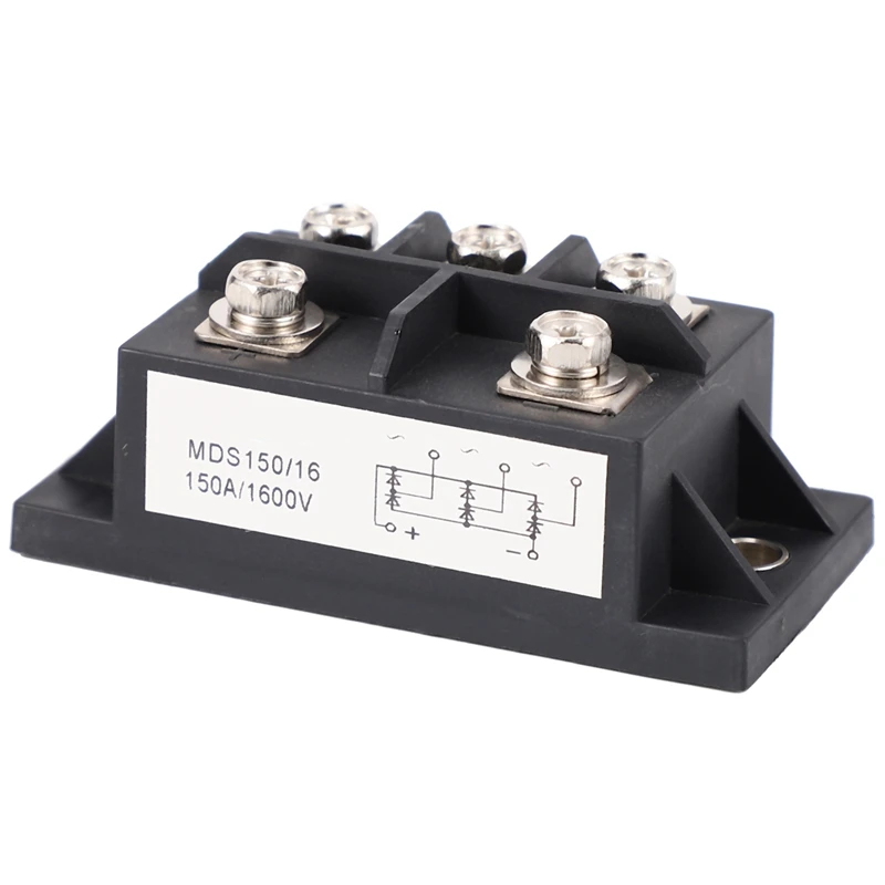 MDS150A трехфазный диодный мост выпрямитель 150A Amp 1600V медь 150 Цельсия 80X40X33Mm