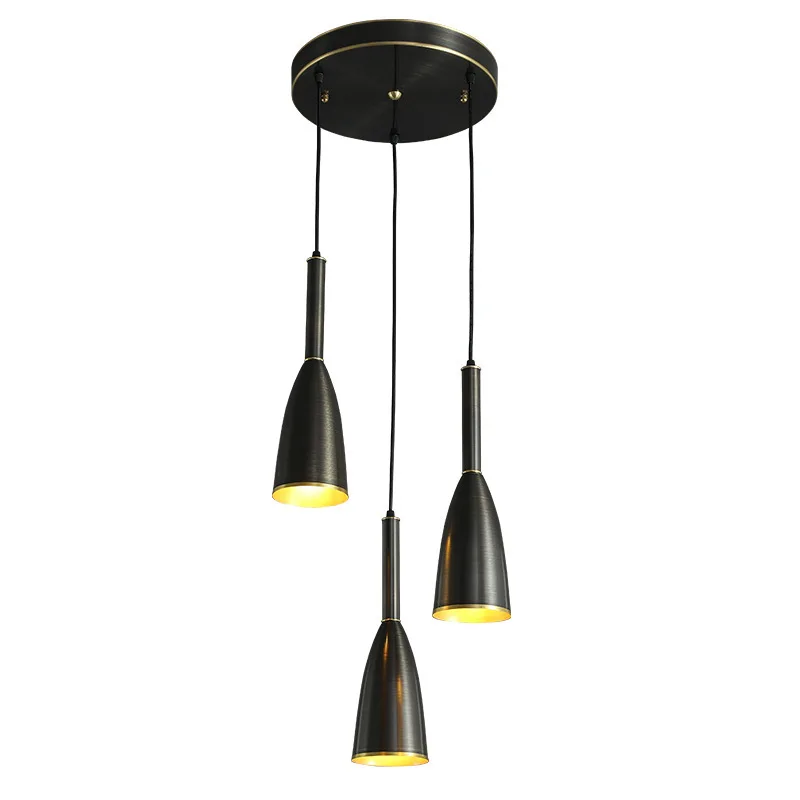 

Modern Minimalist Gold Copper LED Pendant Lights Restaurant Lamp Living Bedroom Decor Hanging Lighting Creative Diningroom Lamp