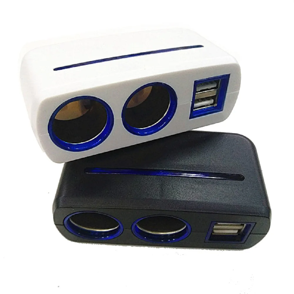 Автомобильный Универсальный 2 способа автомобильный прикуриватель двойной USB