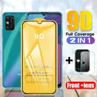 2 в 1 9D закаленное стекло для Huawei Honor 9A 9X 8A 8X 8C 10 20 Lite 20s 30s P20 P30 P40 Lite Защитная пленка для объектива камеры