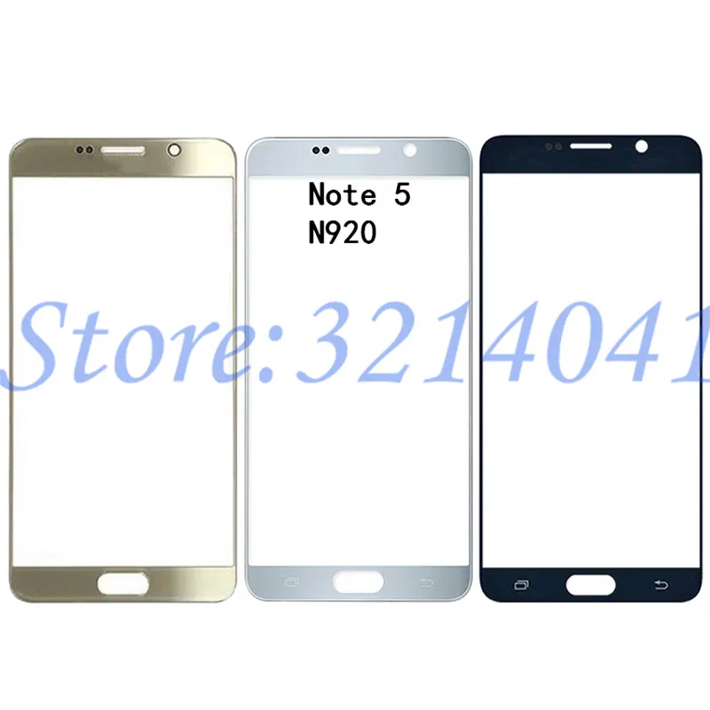 Для Samsung Galaxy Note 1 2 3 4 5 N7000 N7100 N900 N910 N920 Note4 Note5 передняя внешняя стеклянная линза