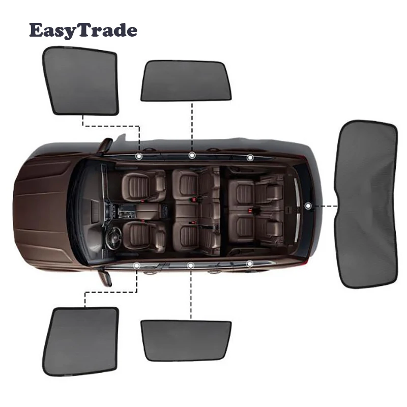 

For Volkswagen VW Passat B6 B7 B8 Accessories Magnetic Car Sun shade Mesh Sunshade Side Window Sun Visor Sunscreen Insulation