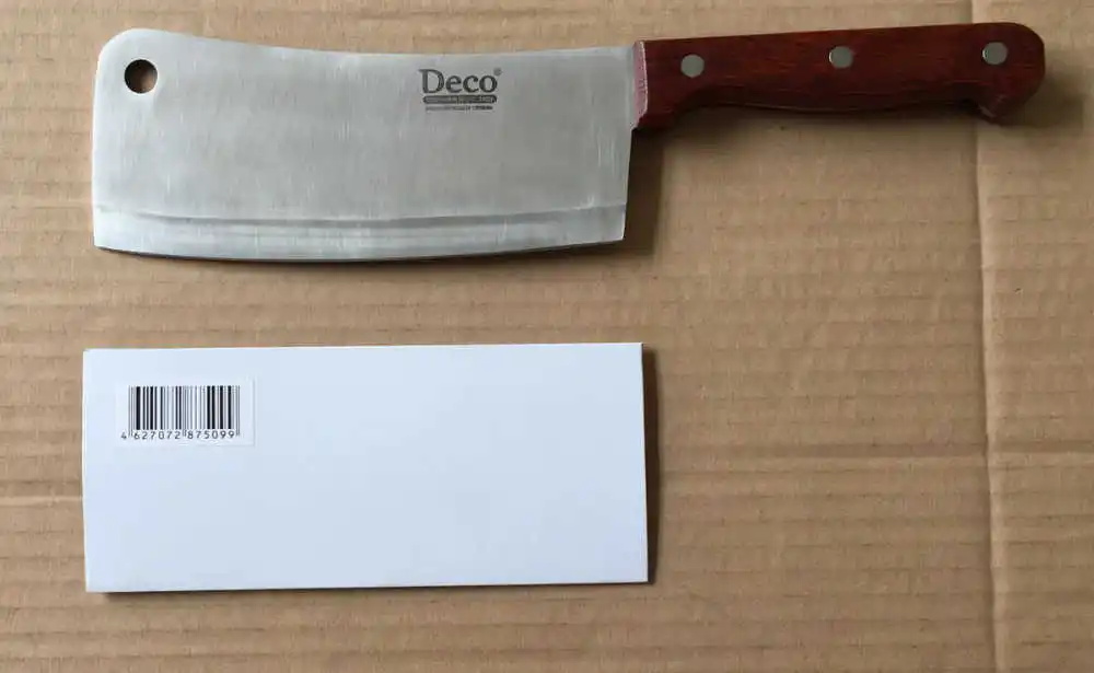 Нож-тяпка 16*7*0 3см деревянная ручка | Дом и сад