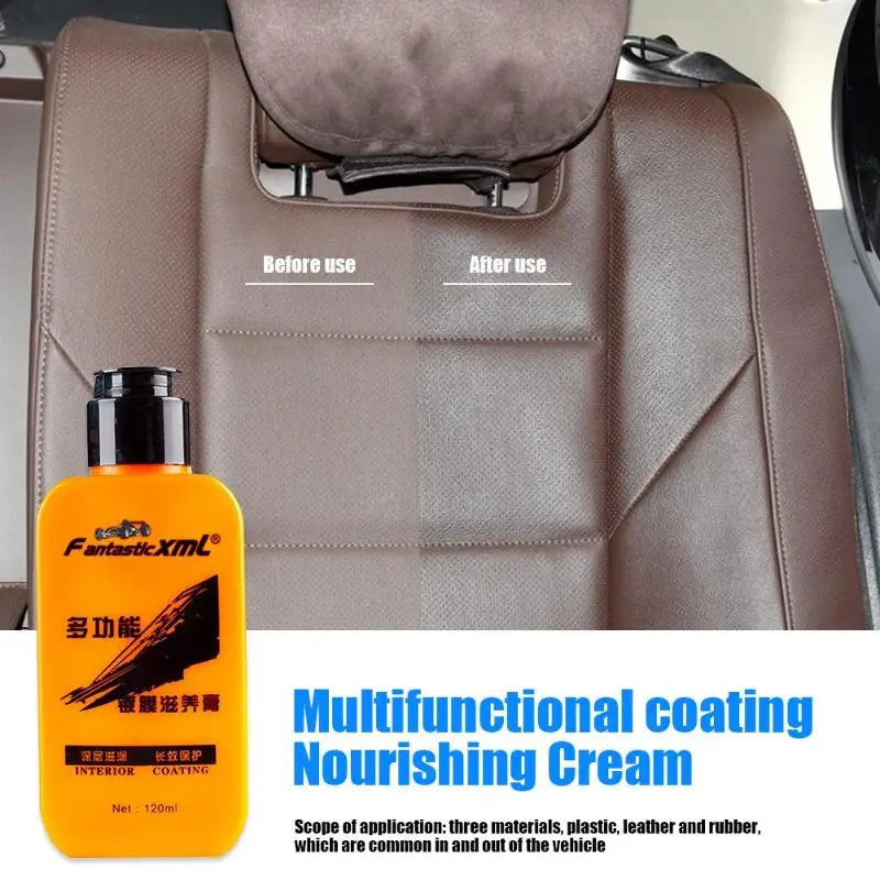 120 мл восковая паста для восстановления автомобиля пластиковое кожаное