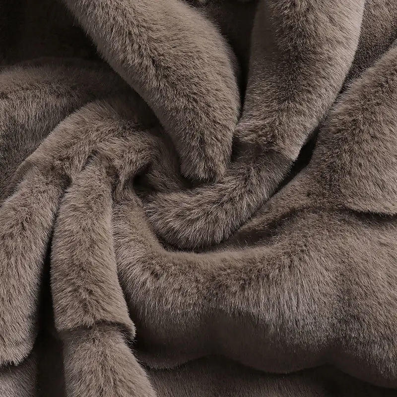 Mother Winter New Imitate Mink Coat mid-length Faux Fur Coat Middle-aged Women Thick Cotton Coat M582