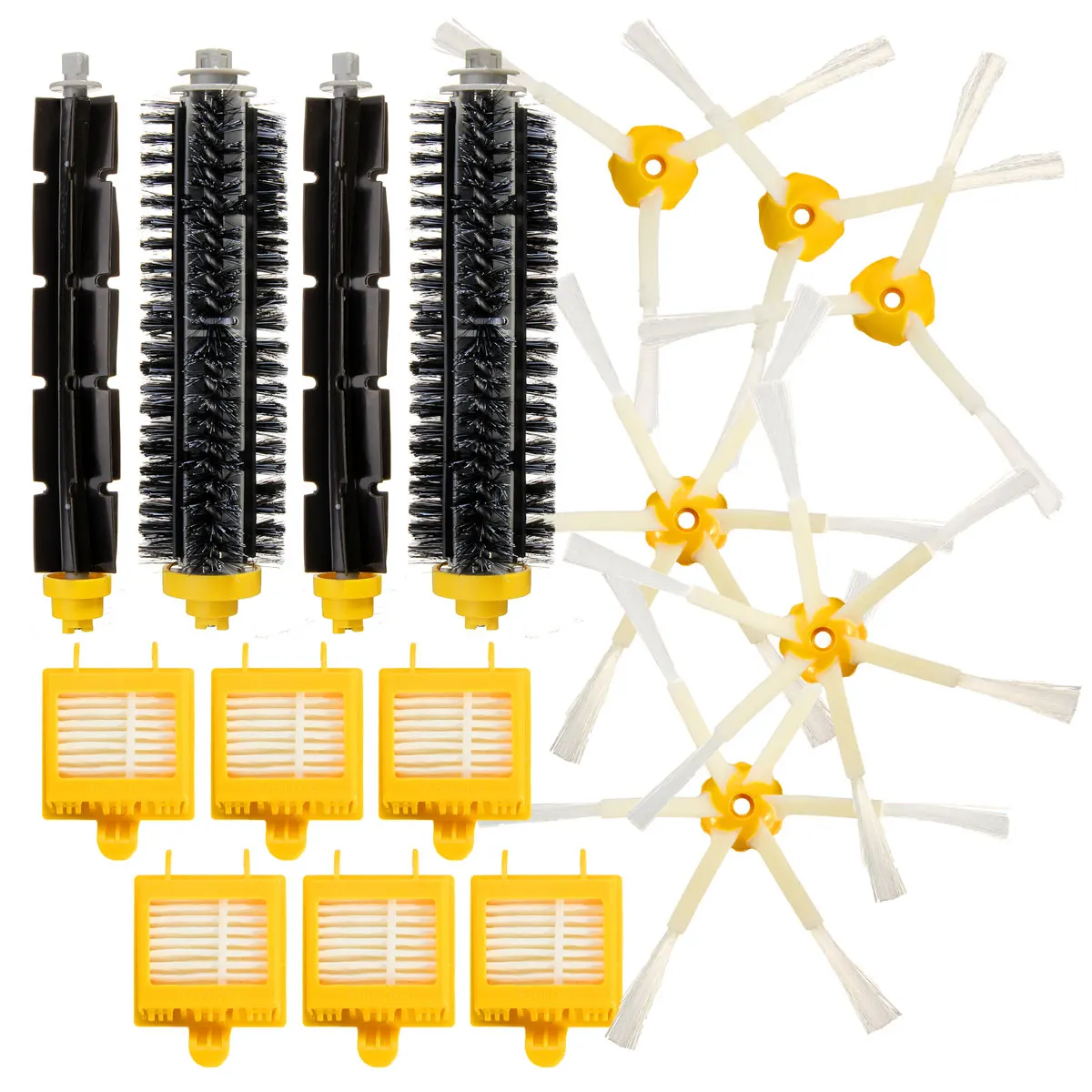

Replacement Part Kit for Roomba Bristle Brush Flexbile Beater Side Brush Filter for Roomba 700 Series Vacuum Cleaner