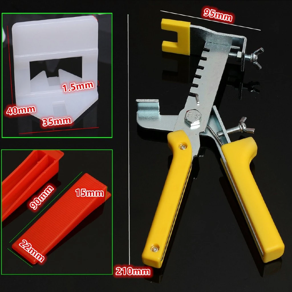 401 шт. клипсы и плоскогубцы для выравнивания плитки 2 мм|Детали строительного