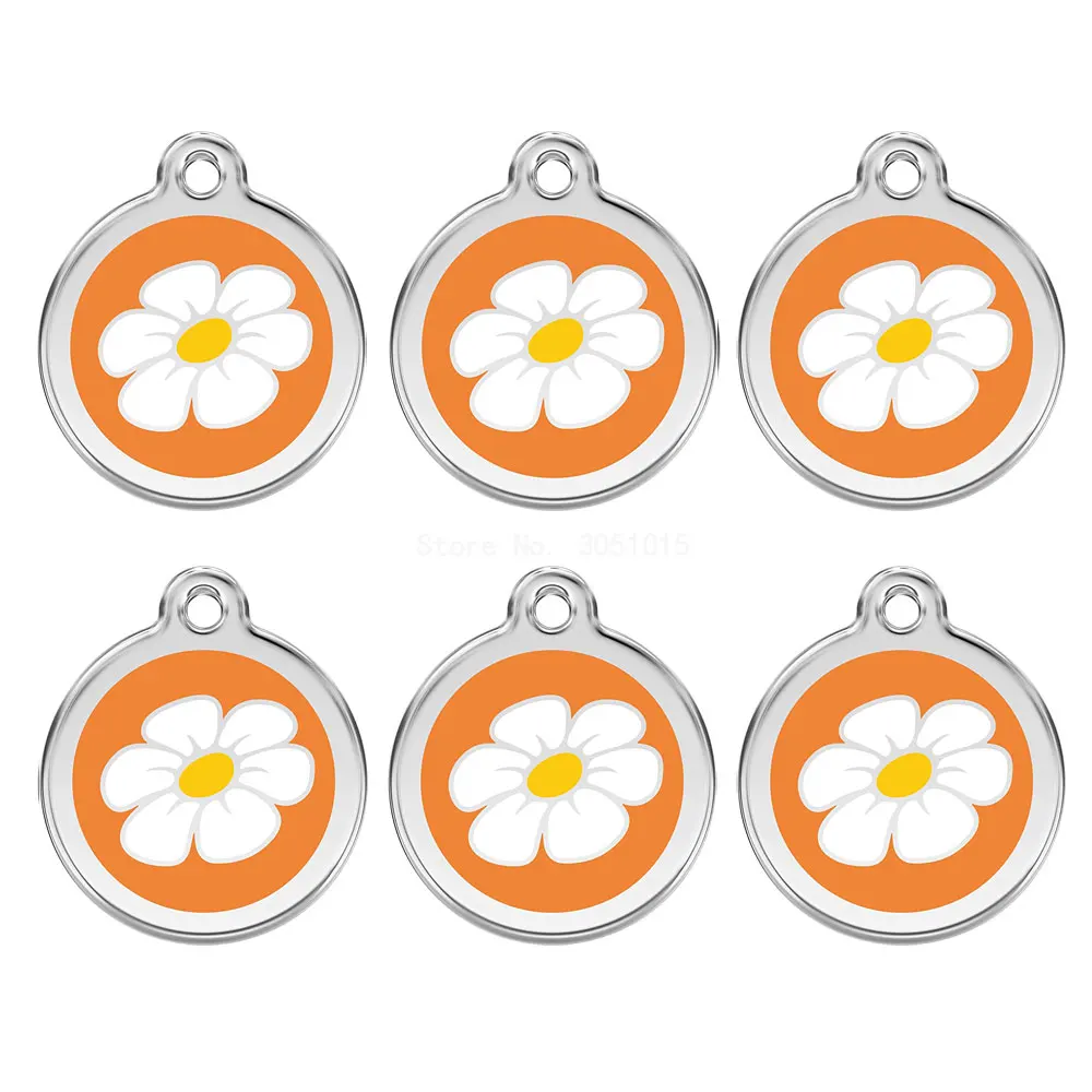 100 шт. идентификационная бирка для собак гравировка ошейника домашних животных|ID