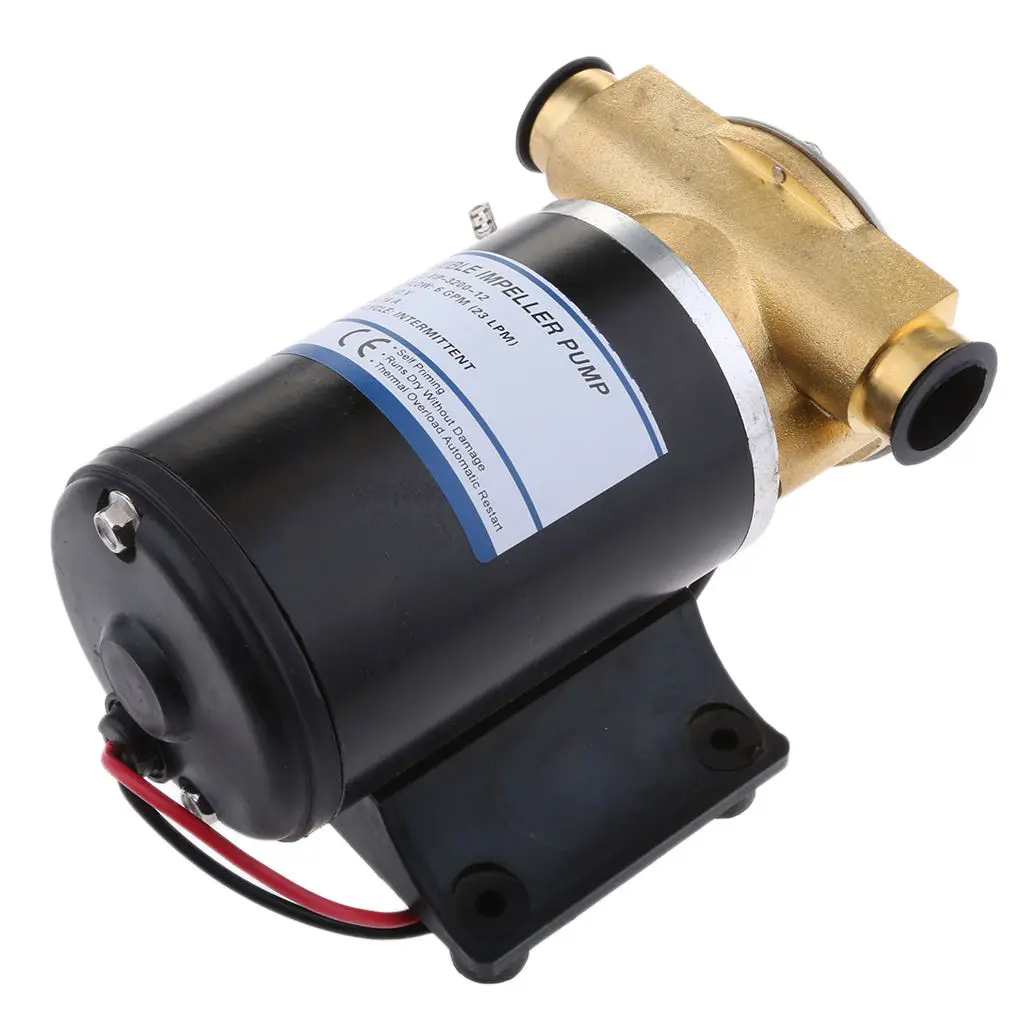 

Boat Marine Yacht Washdown Bilge Pump, Deck Wash Pump. Vane Pump, Engine Cooling Pump KIT 12V 23L/min