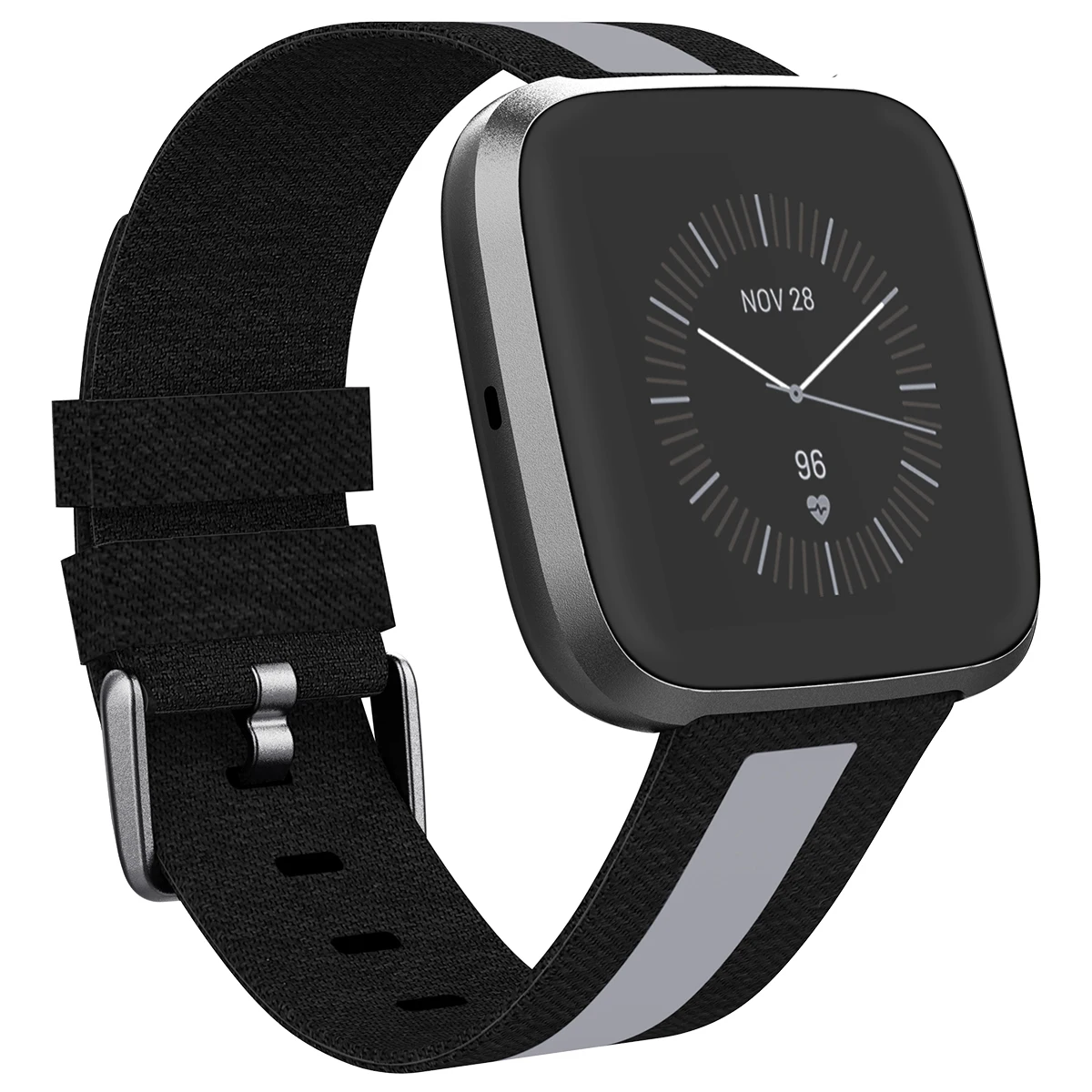 Ремешки для Fitbit Versa 2 / Lite светоотражающие полосы воздухопроницаемые тканевые