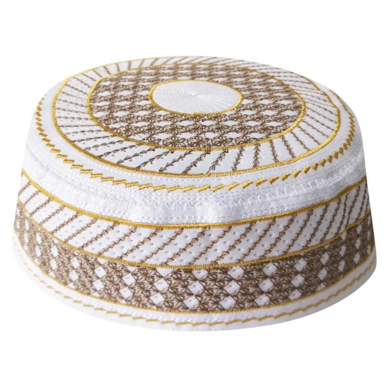 Новое поступление Topi Kufi круглая Кепка коричневая шляпа Саудовской Аравии