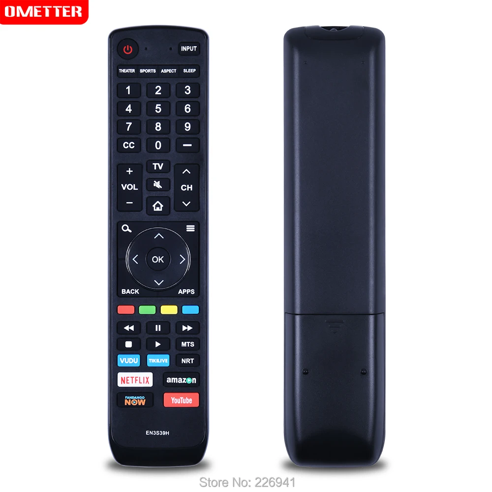 Запасной пульт дистанционного управления EN3S39H подходит для Hisense TV 43H6E 49H6020E 49H6030E 49H6040E 43H6D 50H6C 50H6D 55H6B 55H6C 55H6D 65H6C 65H6