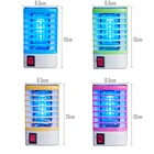 Противомоскитная лампа, бесшумная Энергосберегающая светодиодная ловушка для уничтожения насекомых, эффективная электрическая ловушка для насекомых, подходит для 8 квадратных