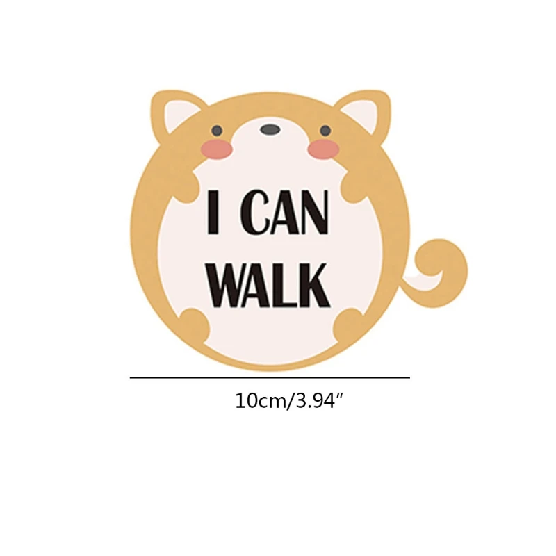 

12 Pcs Cartoon Months Cards Skills Cards Memorial Stickers Newborn Photography Props Memory Recording Milestone Stickers