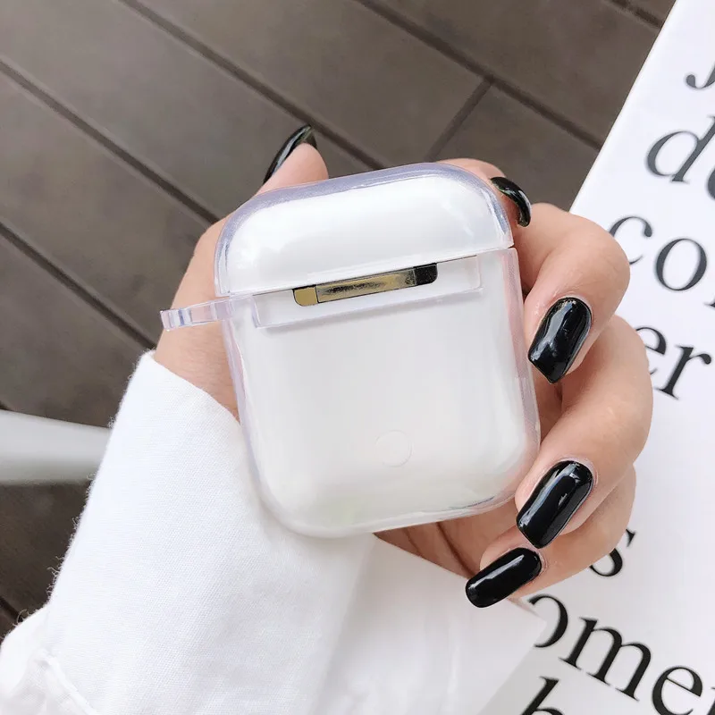 Чехол Kobe Bryant для Airpods 2 1 мягкий силиконовый прозрачный чехол черный наушников Mamba