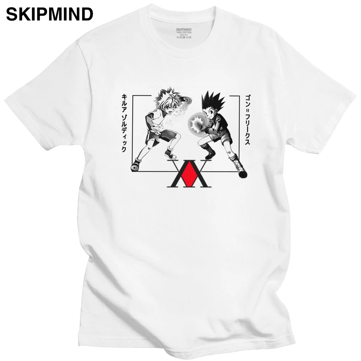 Уникальный Мужской Гон Фрикс хоть Zoldyck Сапожки в стиле футболка с короткими