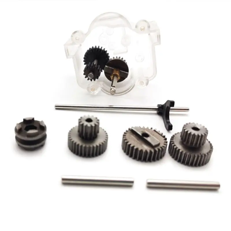 

1 Set Metal Gears with 370 Motor Speed Change Gear Box for WPL RC Car G88E