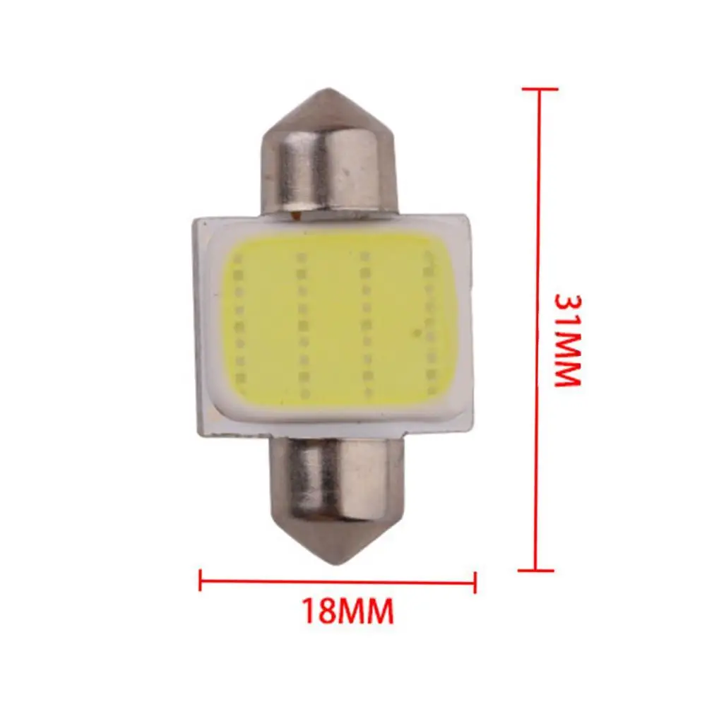 6 шт 12V светодиодный потолочный светильник/лампа для чтения дневные ходовые огни 12V Белый лампы для автомобилей номерного знака интерьер чтение светильник 1,2 W фары для автомобилей