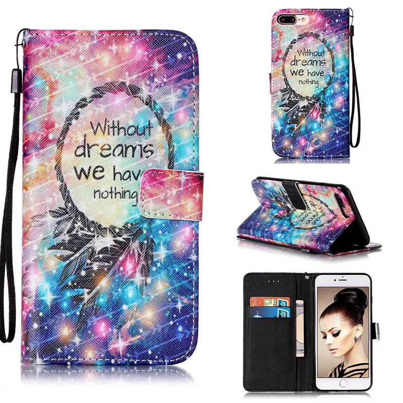 Sky Dreamcatcher Чехол для телефона для samsung S7 SM-G9300 кожаный чехол для Galaxy S7 Edge G9350 чехол Высокое качество Магнитный Флип-переключатель телефон Coque C21 - Цвет: Sky Dreamcatcher