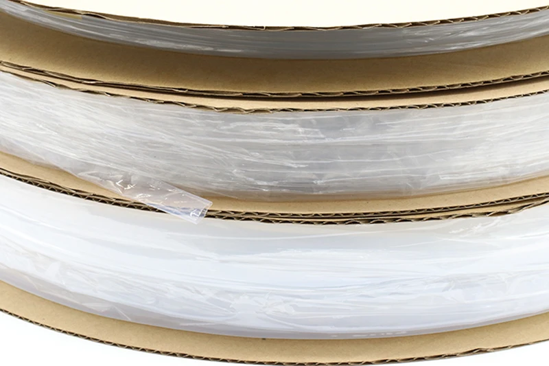 

Diameter 2mm 4mm 6mm 8mm 9.6mm PTFE Heat Shrink Tube 4:1 Shrinkage Ratio High Temperature 260Deg. C/600V Translucent