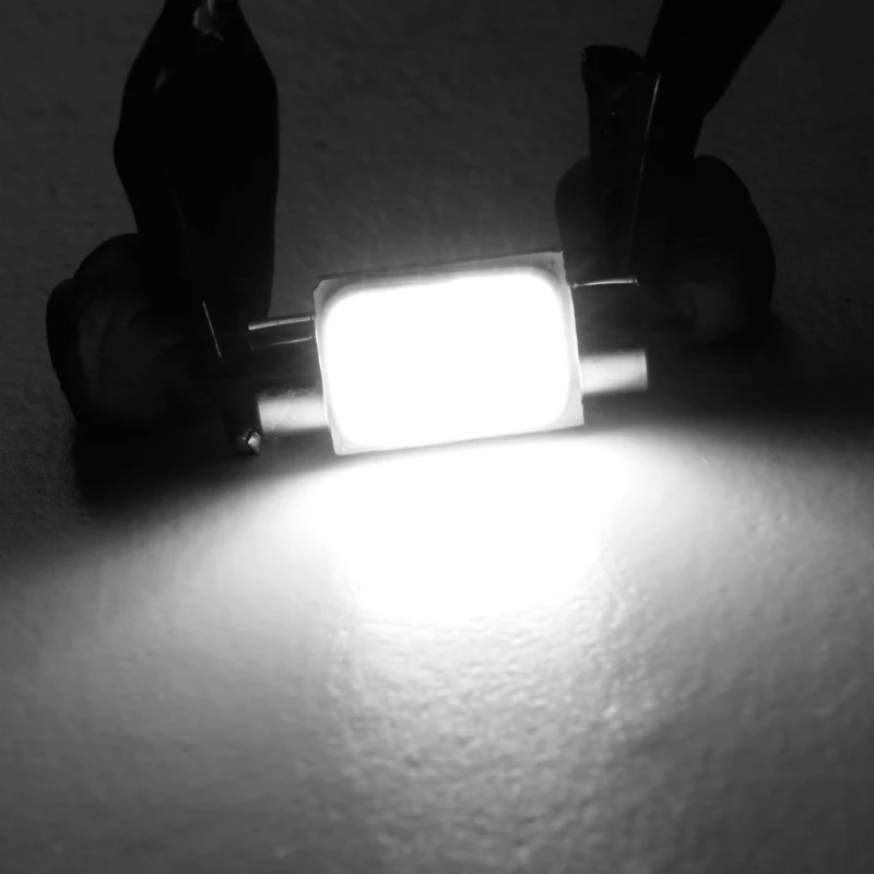 1PC 36mm Festoon CAN BUS C5W PLASMA COB LED SIZE Interior White SMD Bulb | Лампы и освещение