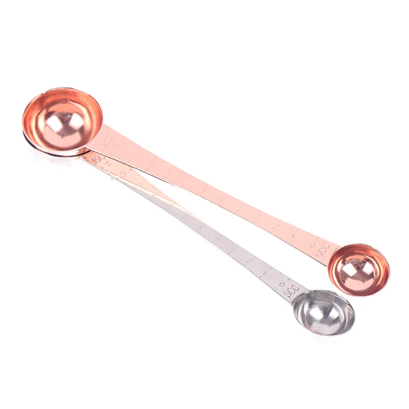 

Double Side Measuring Spoon Stainless Steel Coffee Scoop Tablespoon Tool Dropshipping