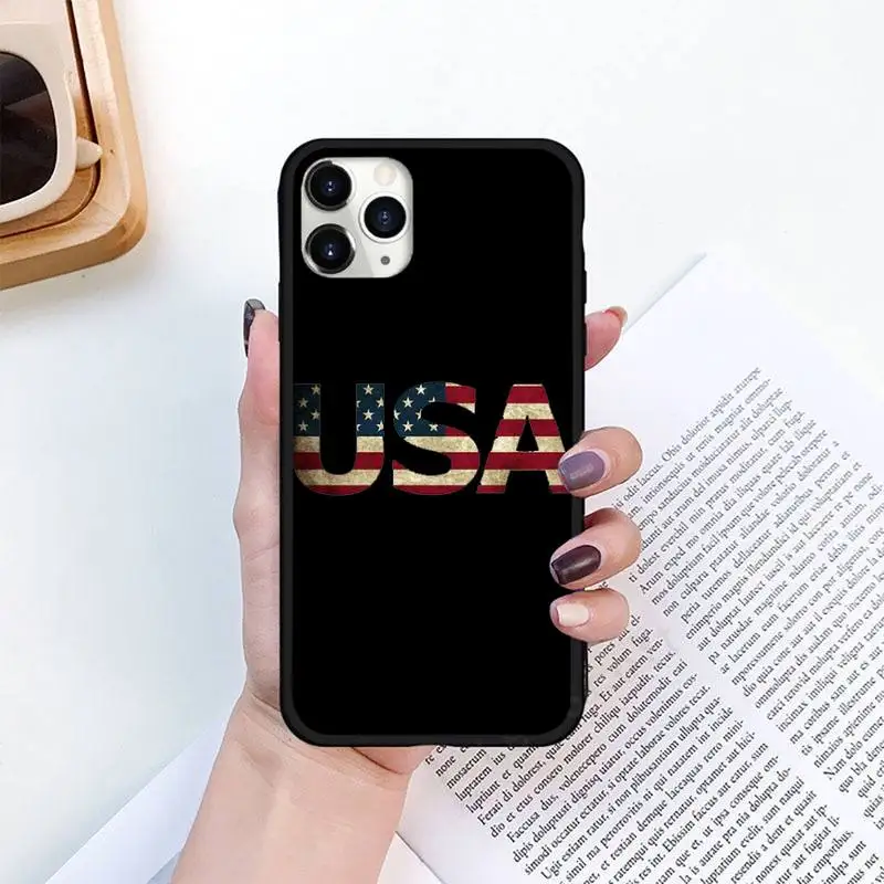

American USA Flag Phone Cases for iPhone 11 12 pro XS MAX 8 7 6 6S Plus X 5S SE 2020 XR mini
