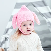 cotton autumn winter baby hats toddler infant rabbit ears hat knitted caps for children baby bunny beanie cap photography props