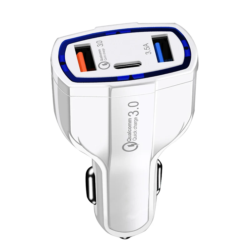 Car Charger Adapter 3 Ports Fast Quick Charging Universal for Smartphone For 2019 S888 | Мобильные телефоны и аксессуары
