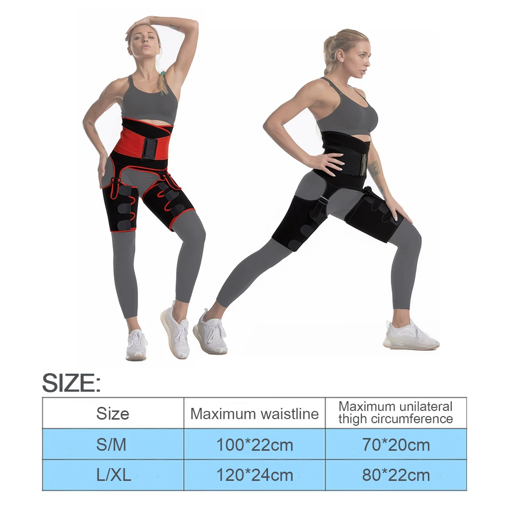

3 in 1 High Waist Band Slimming Adjustable Fitness Body Shaper Thigh Waist Belt for Working-out Comfortable Decoration
