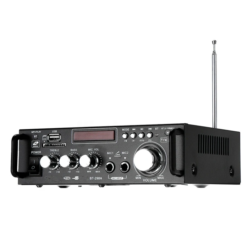 600 Вт Bluetooth стерео усилитель звука для автомобиля дома HiFi Музыка SD USB FM AMP 12 В/220 В| |