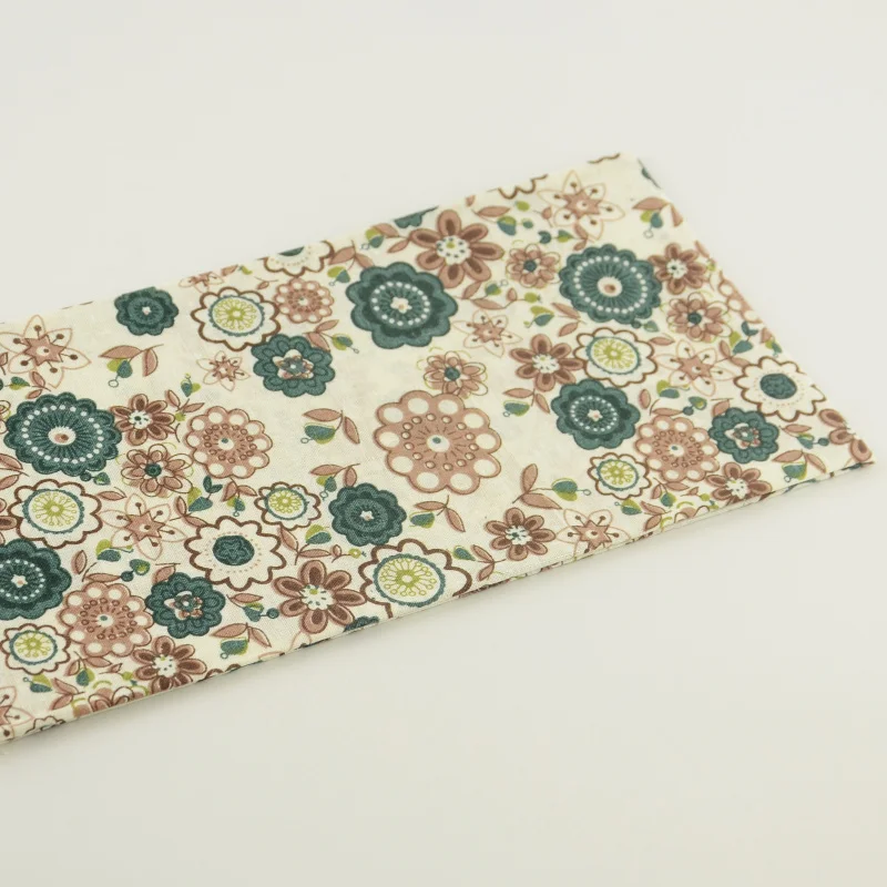 100% хлопок искусственный цветочный дизайн Одежда для куклы ткань скрапбукинга