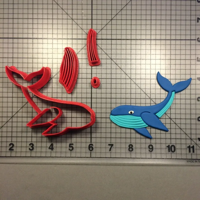 Резак для печенья с изображением Кита и белуги|cookie cutter set|cookie cutterkitchen cookie |