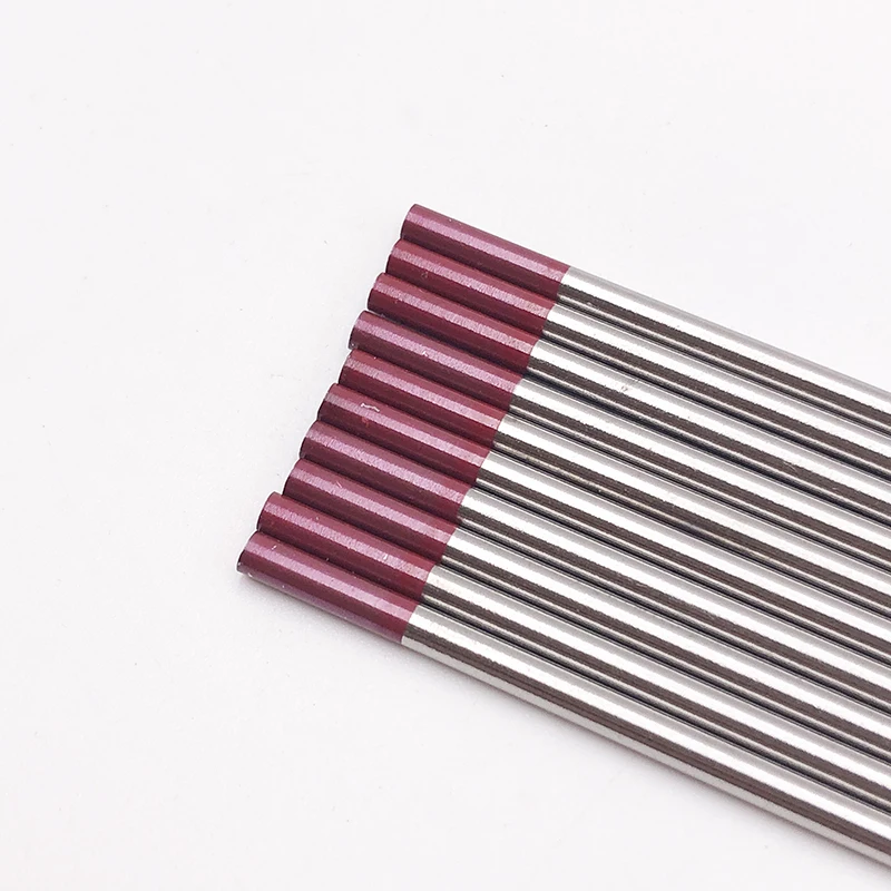 2% red tip WT20 Thorium Tungsten electrode1.6mm 2.0mm 2.4mm 3.2mm 4.0mm*150mm (each 10PCS) for TIG welding