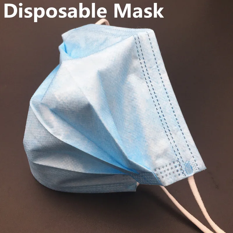 50 шт Прямая поставка одноразовые анти-пылезащитные Маски Рот Корейская Синяя