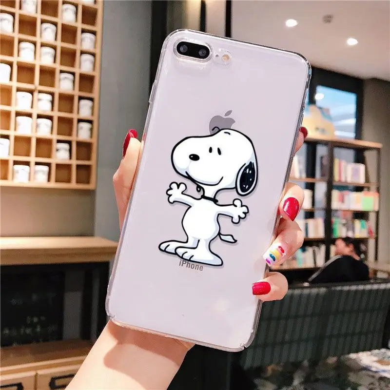Yinuoda мультфильм Чарли Браун и собака Новинка чехол для телефона Fundas iPhone 8 7 6 6S Plus X XS