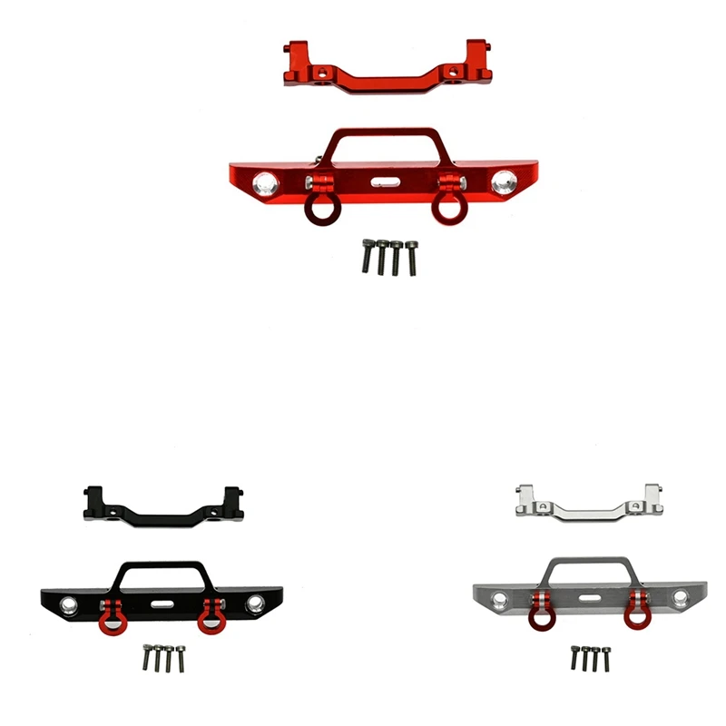 

Металлический передний бампер с крепежным кронштейном для Axial SCX24 90081 Deadbolt 1/24 RC Гусеничный автомобиль обновленные детали аксессуары