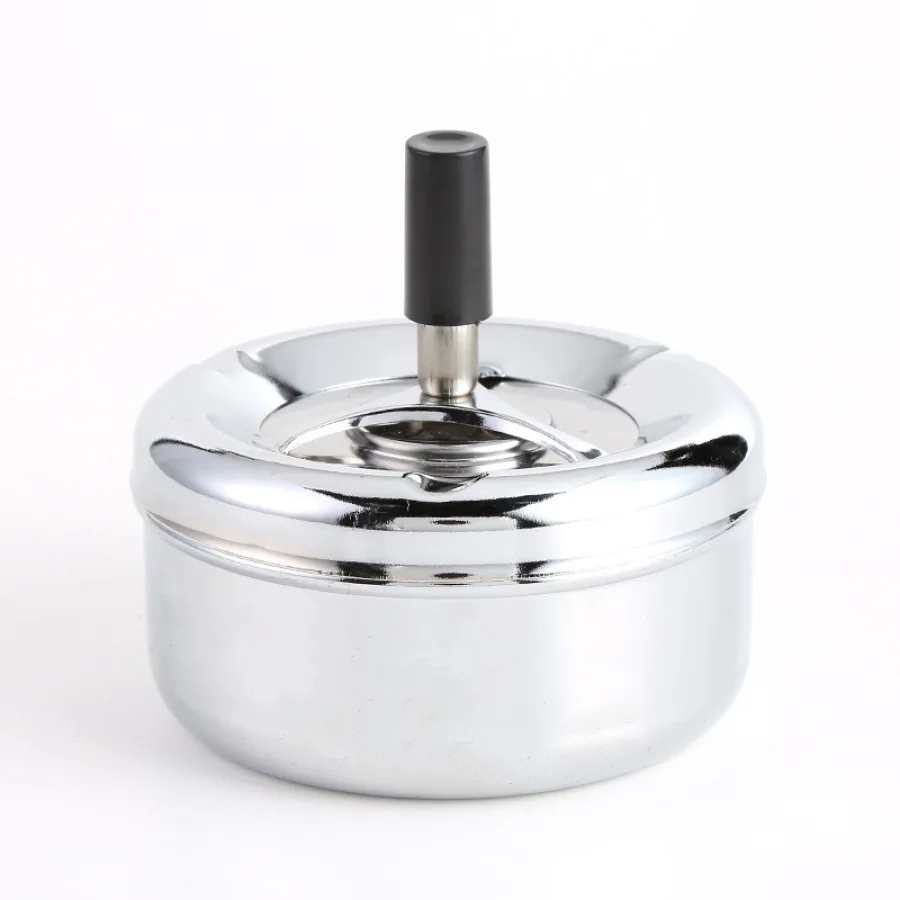 

Metal Tobacco Cigar Cigarette Ashtray with Cover Round Soot Tray Smoking Pipe Accessories Home Office Living Room Bedroom