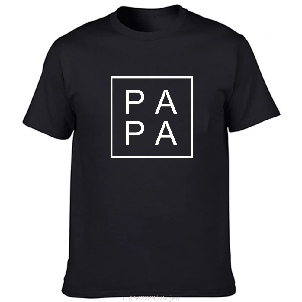 

PAPA Square Dad Life Women's Harajuku Casual Best Daddy Father's Day Gift Fashion Short Sleeve Round Neck Clothes