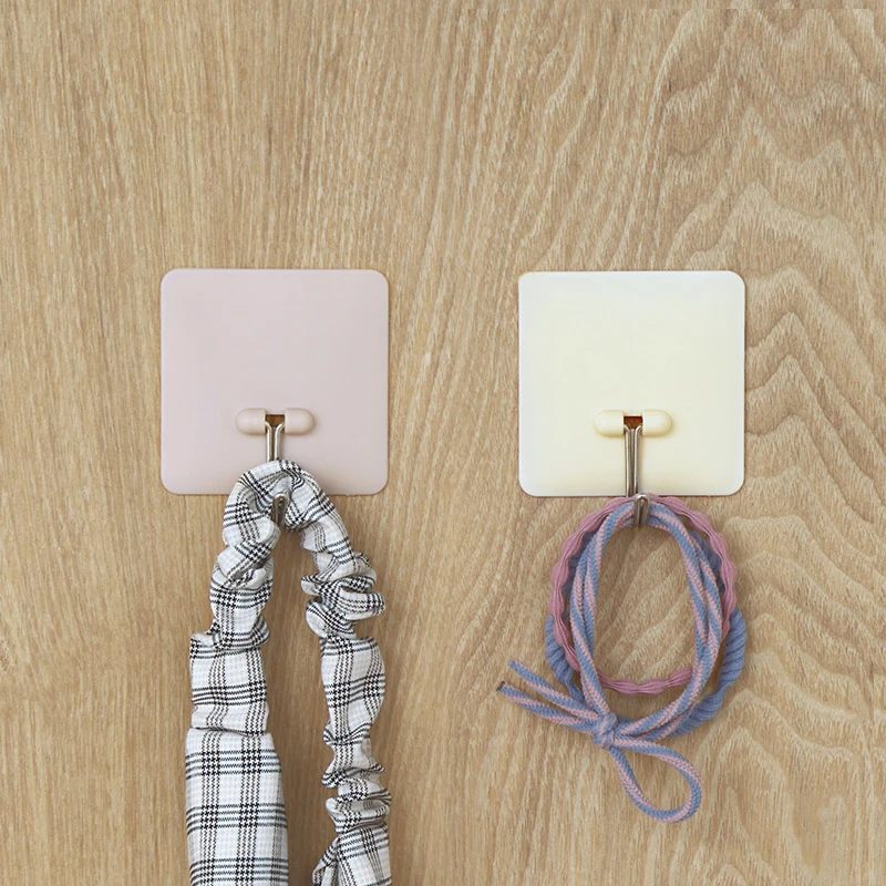 

Japanese-style simple hook strong viscose free perforation kitchen wall stick wall hanger seamless load-bearing sticky hook